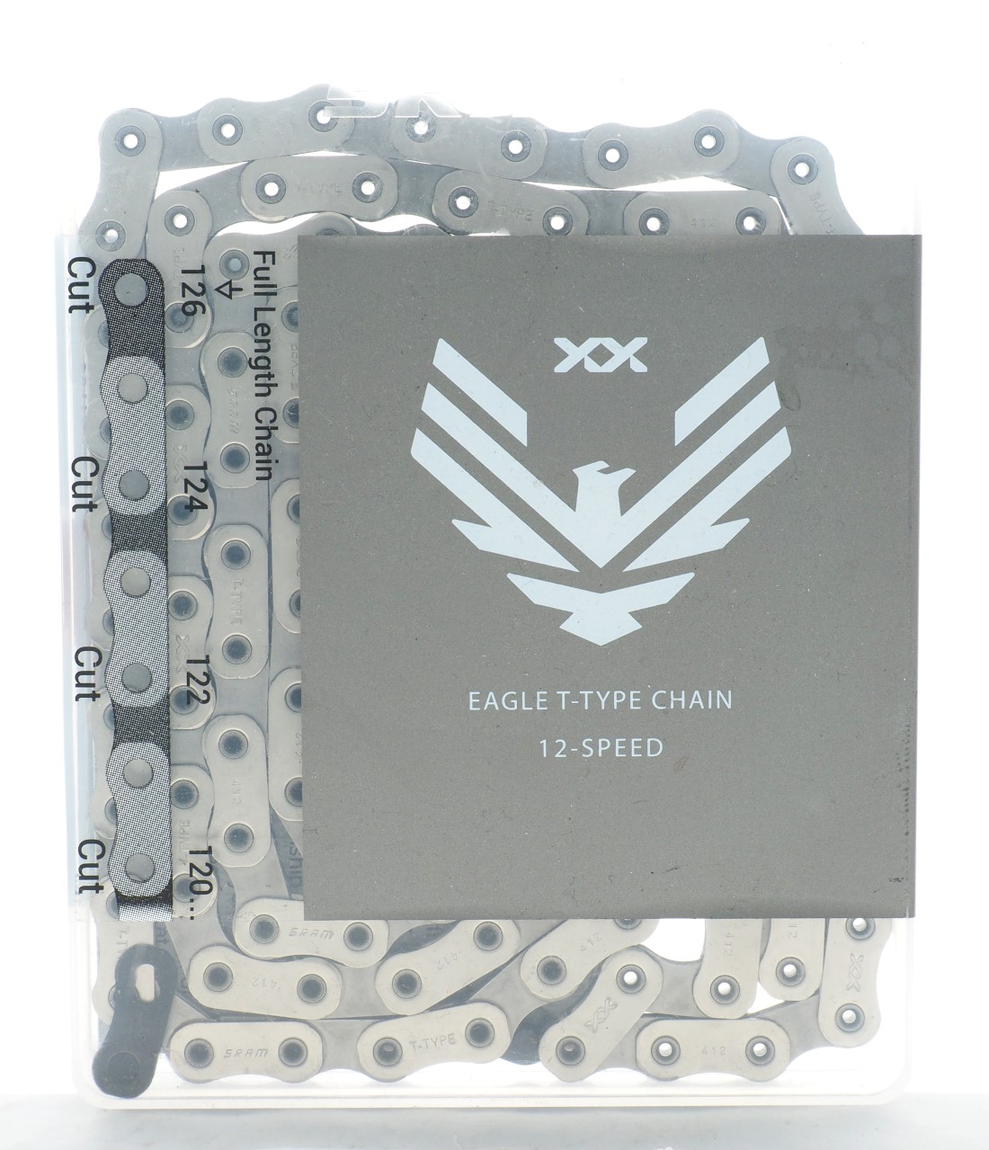 Sram XX EAGLE T-Type 12 Spd Chain HollowPin Riveting 126 links Flattop NIB