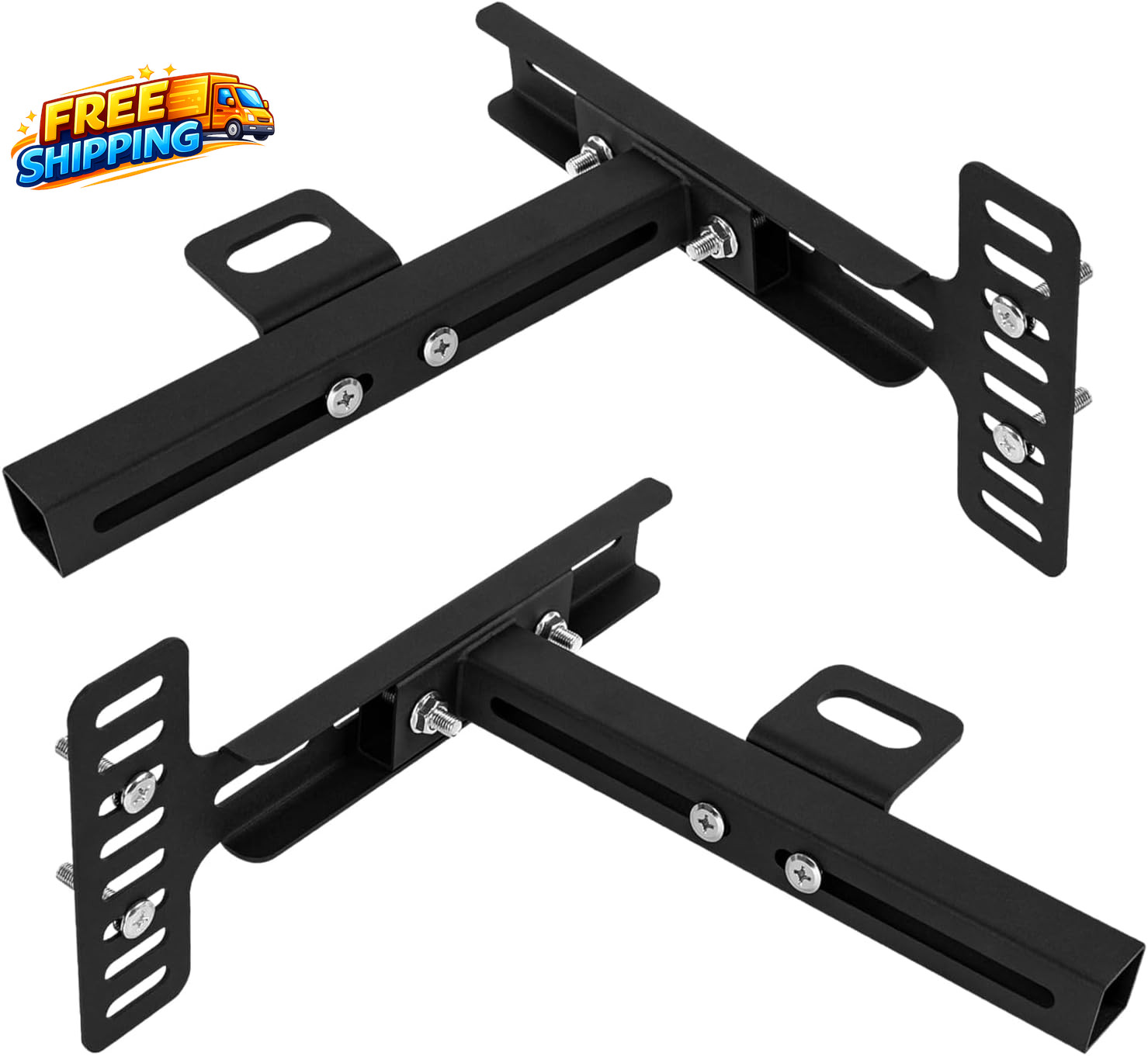 2Pcs Adjustable Headboard Brackets Universal Headboard Bracket Bed Extension