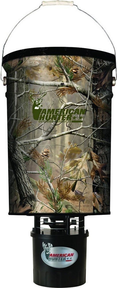 American Hunter Hanging Feeder 50lb Capacity Realtree AP Camo - R50PROAP