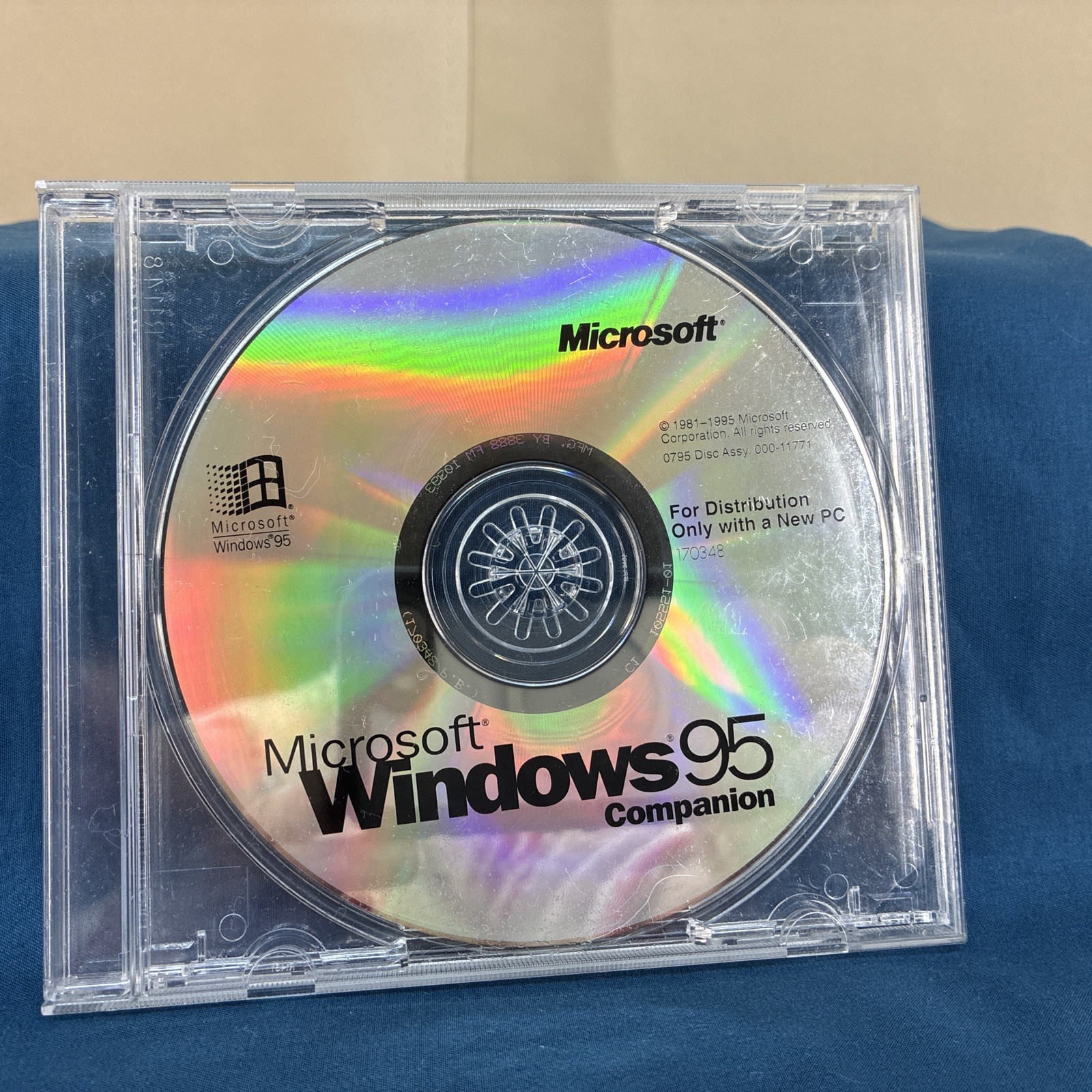 Vintage Microsoft Windows 95 Companion Disc (1995, CD-ROM) - Disc Only!!!