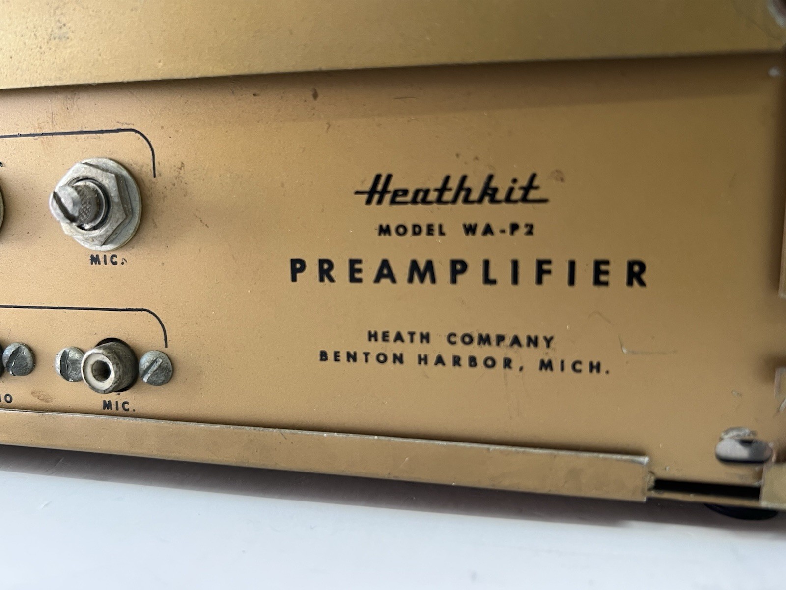 Heathkit WA-P2 Preamplifier - Untested