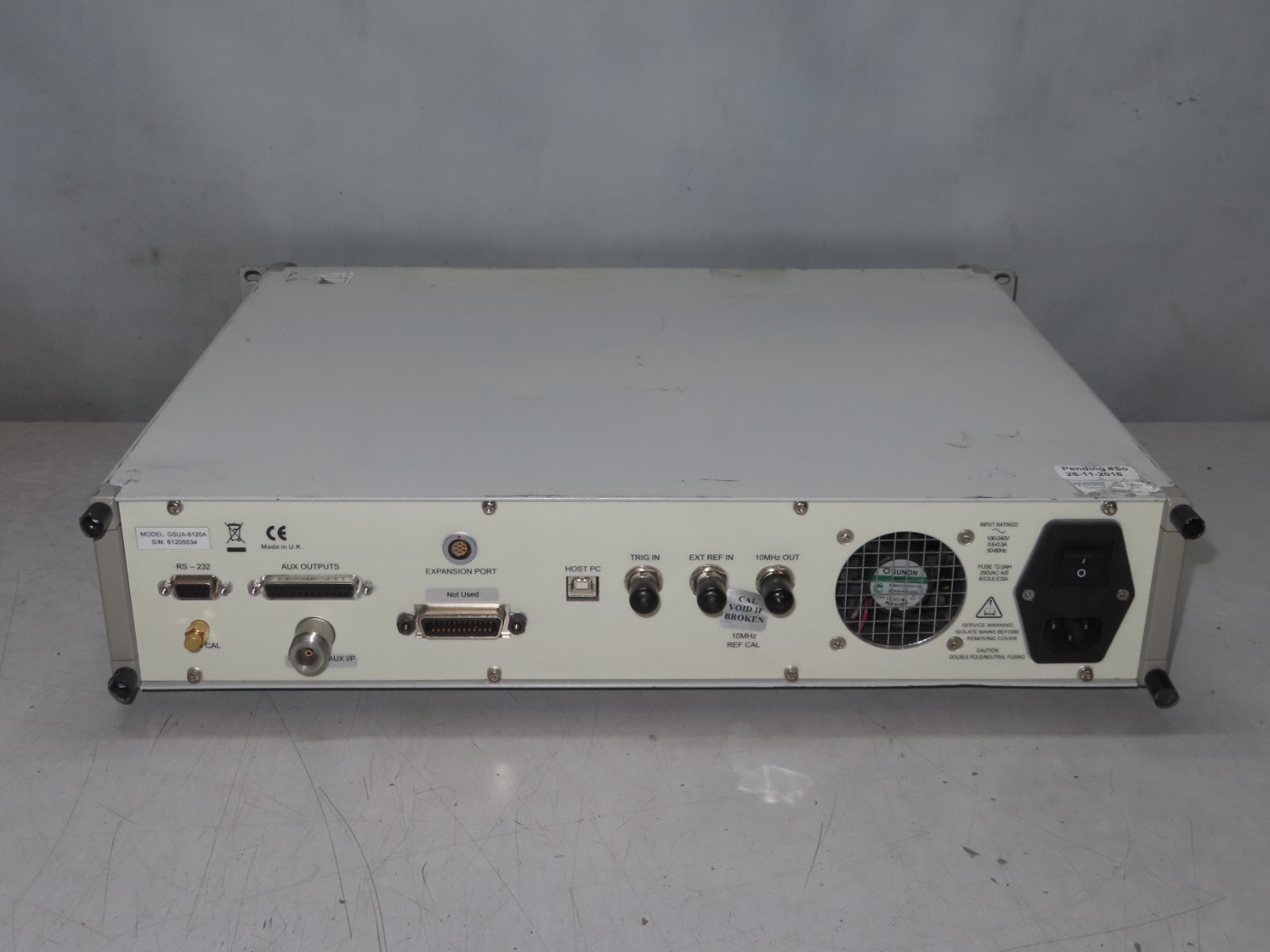 Spirent GSS6700 Multi-GNSS Simulator ** unknown software **