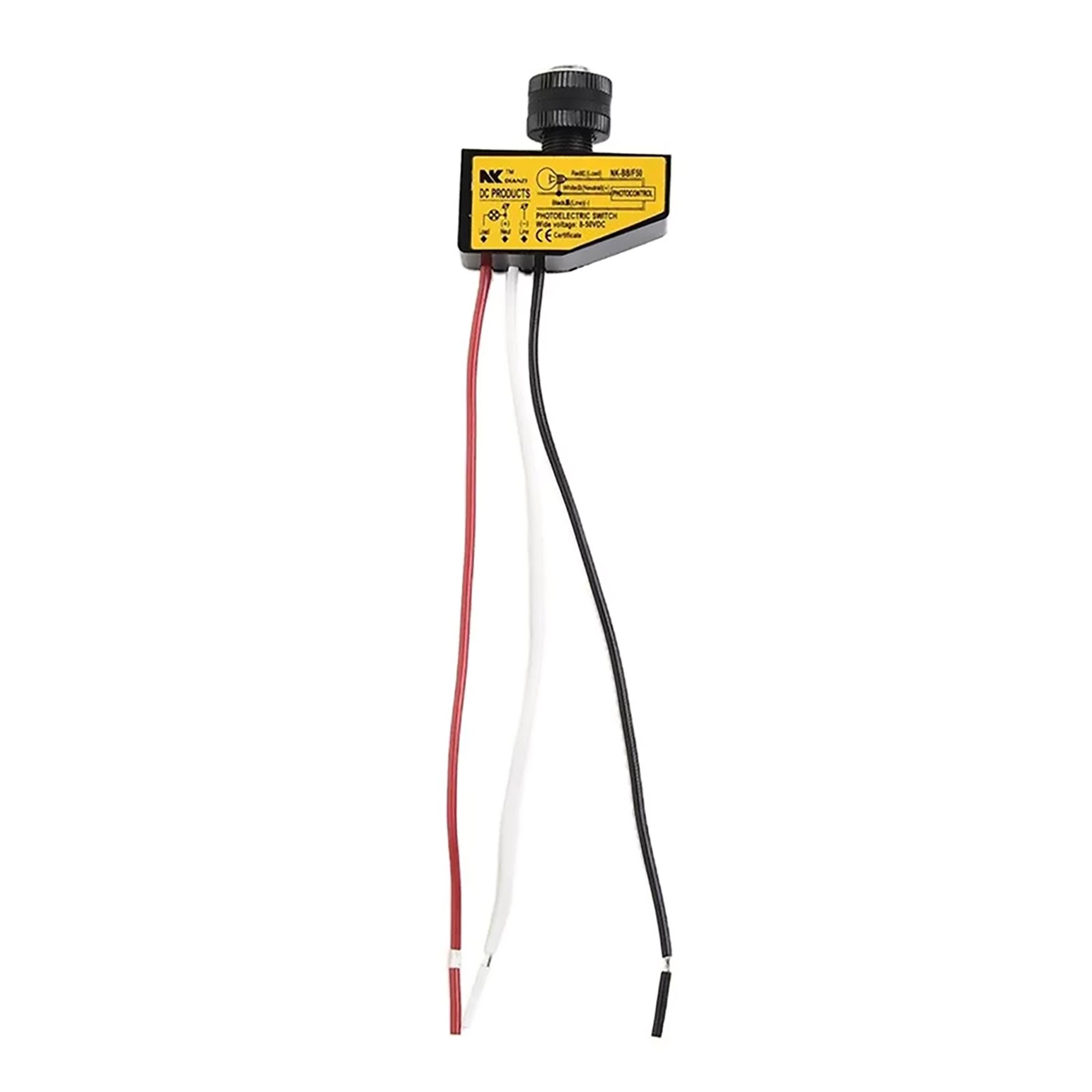 Automatic Light Sensor Control Switch DC8-50V Photocell Light Switch Replacement