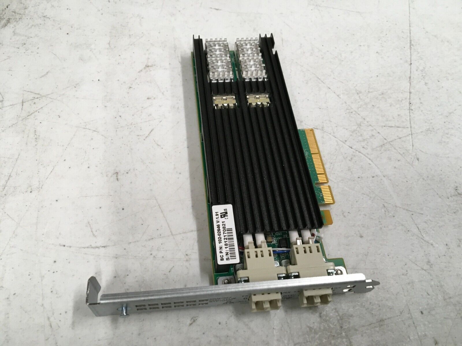 Silicom Ltd. 10Gb Dual Port Fiber Ethernet Adapter 102-02646 Ver. 1.9.1