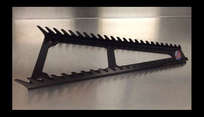 BLACK 23 WRENCH STEEL ORGANIZER /HOLDER TRAY SnapOn Mac Matco Cornwell Craftsman