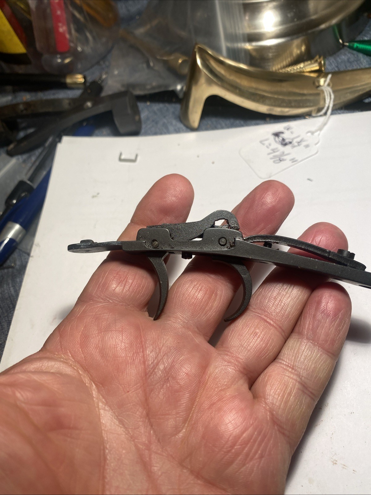 New Lyman Double Set Trigger Assembly and Screw.