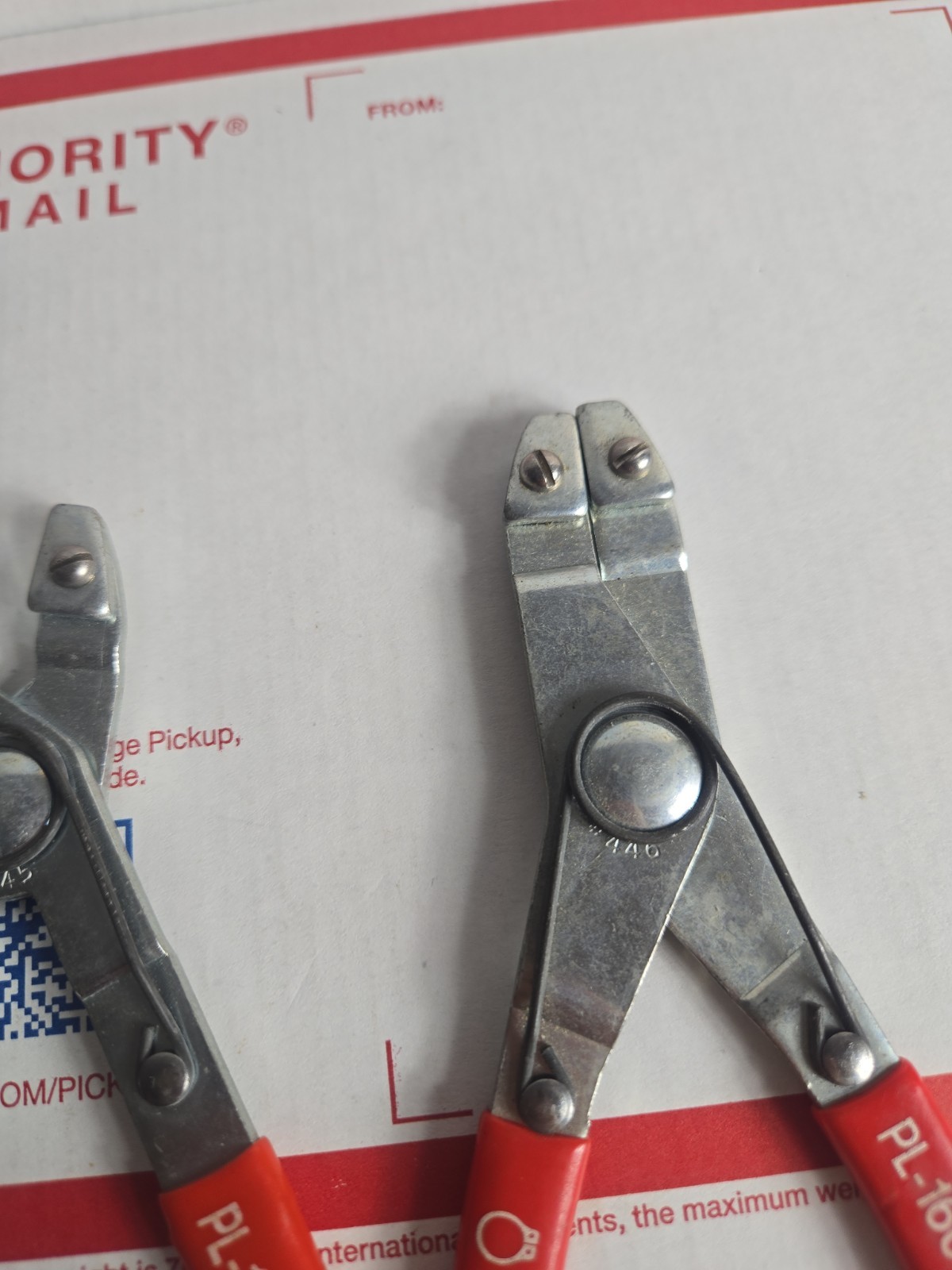 WILLIAMS CO TOOLS SNAP RING INTERNAL AND EXTERNAL PLIERS SET, ****NO TIPS*****