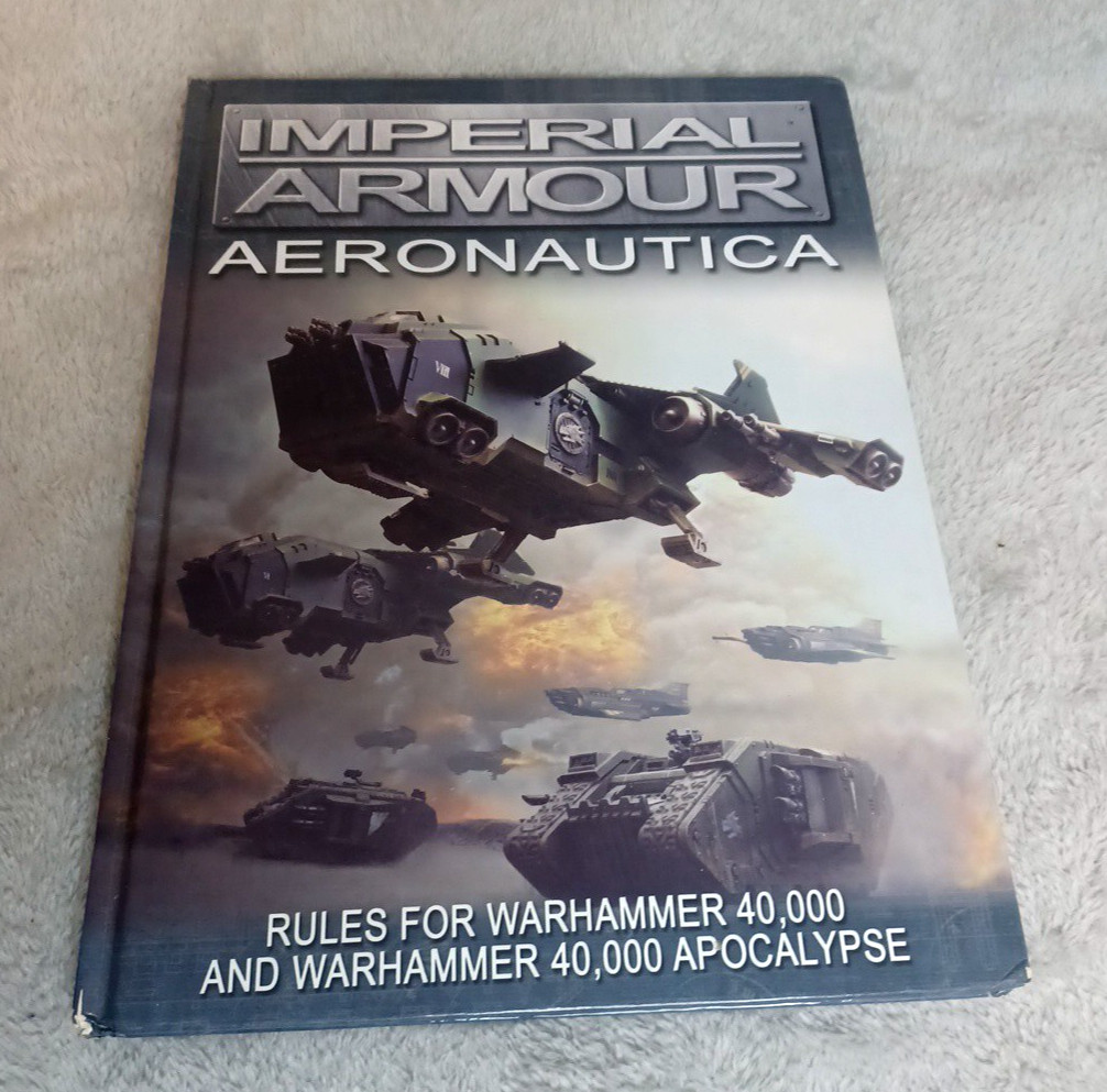 Imperial Armour Aeronautica Warhammer 40K Forge World HC Illustrated Rulebook