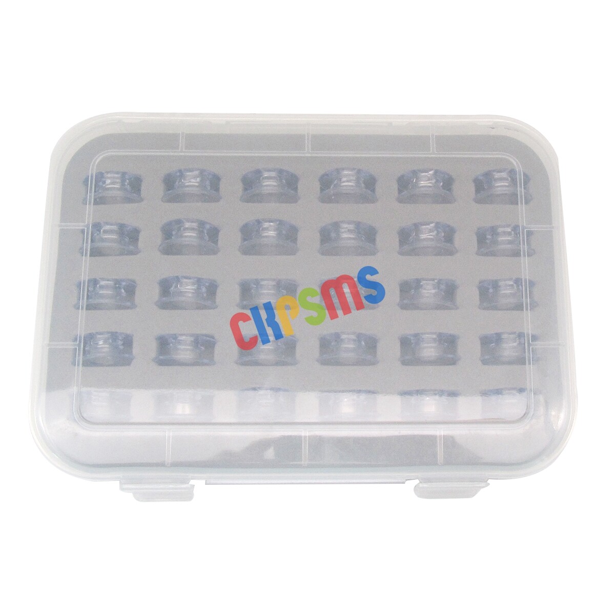 30 Clear Concave Bobbins W/Box Fit For Viking 1,1+,Husqvarna Viking 1100