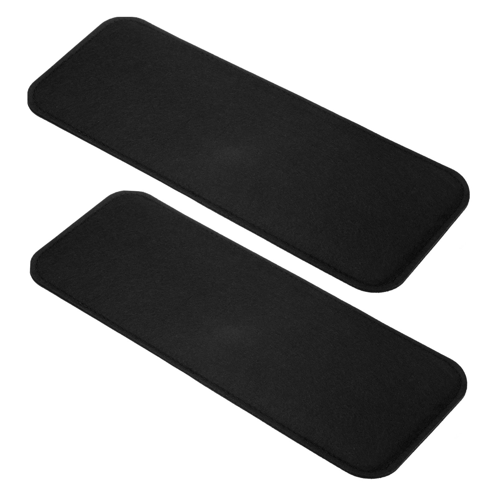 2PCS 14.6 x 6.7 Inch Felt Base Shaper for Handbag & Tote Bag & Purse [Black]