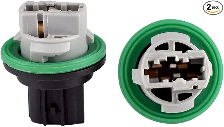 2PCS Front Part Turn Signal Light Bulb Plug Socket Compatible with 2013 2014 201