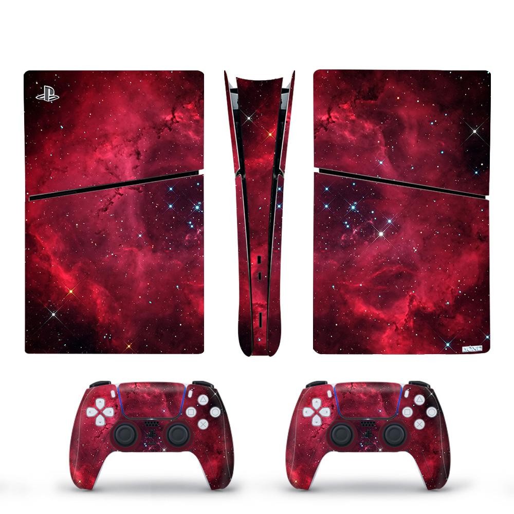 Decal Vinyl Skin Sticker For PS5 Slim Digital Console Protective Skin Case 2PCS