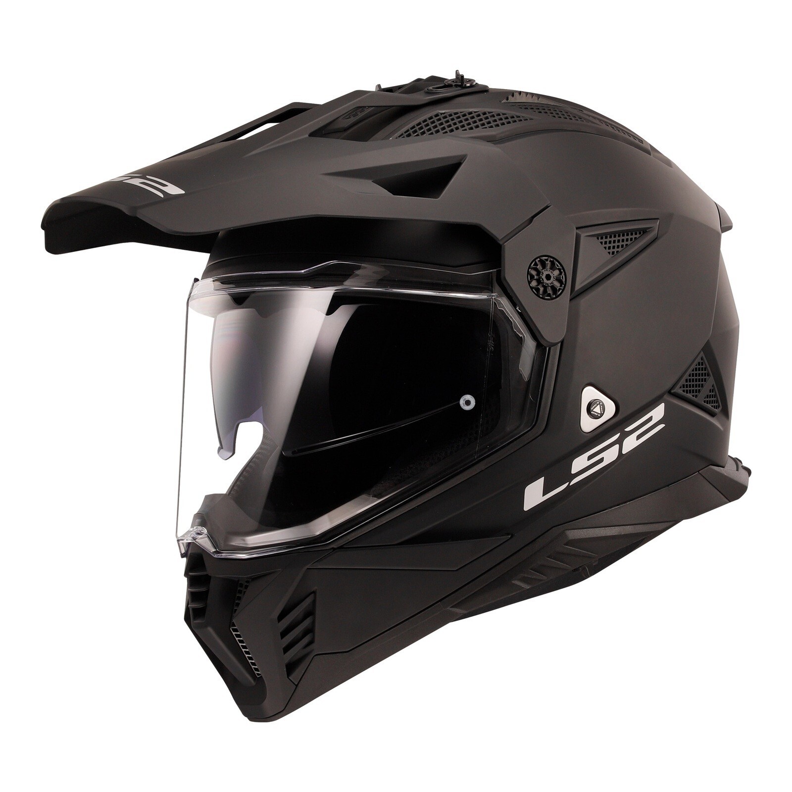 LS2 MX702 PIONEER II ADVENTURE MOTORCYCLE HELMET MATTE BLACK Size X-Large