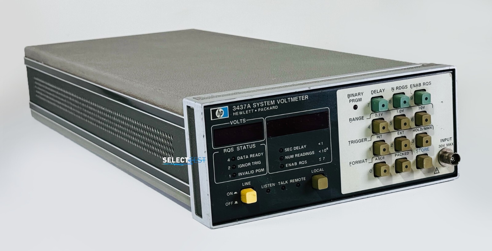 AGILENT (HP) 3437A PROGRAMMABLE SYSTEM VOLTMETER 3½ DIGITS **LOOK** (REF.: 186N)
