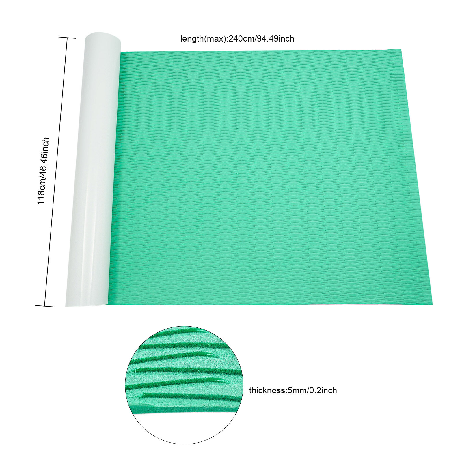 Rhombus EVA Foam Boat Flooring Sheet Mat 7.87*3.87ft Marine Sea Decking Carpet