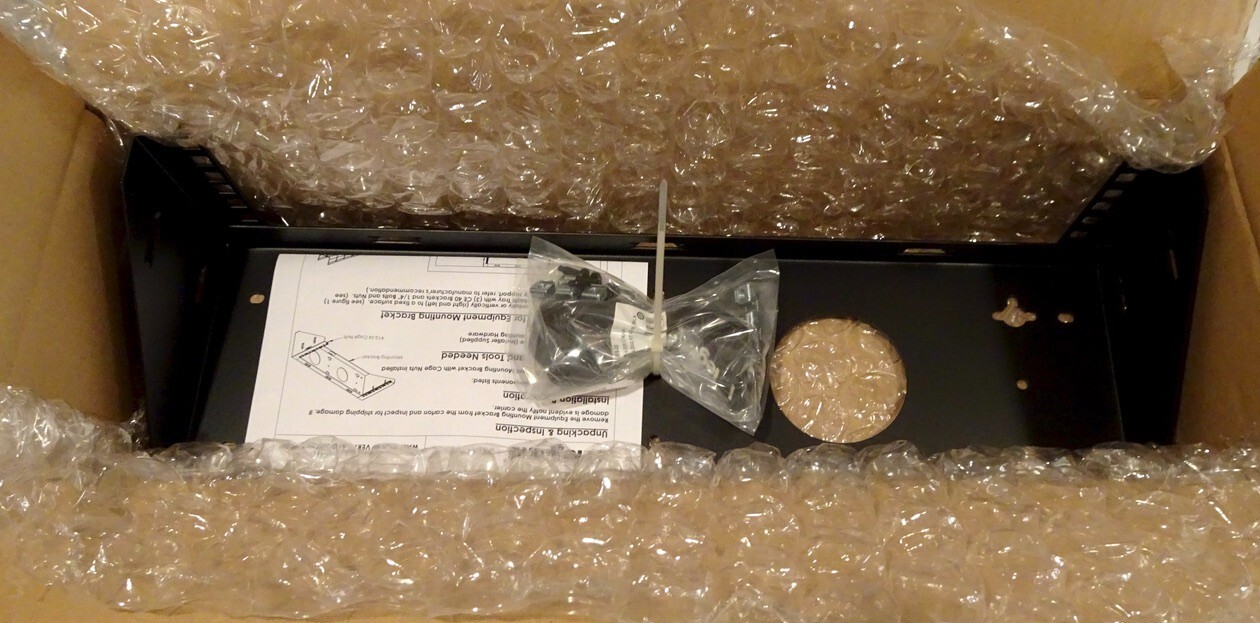Legrand WMBV2U Vertical Wall Mount Bracket, 2 RU, New In Box