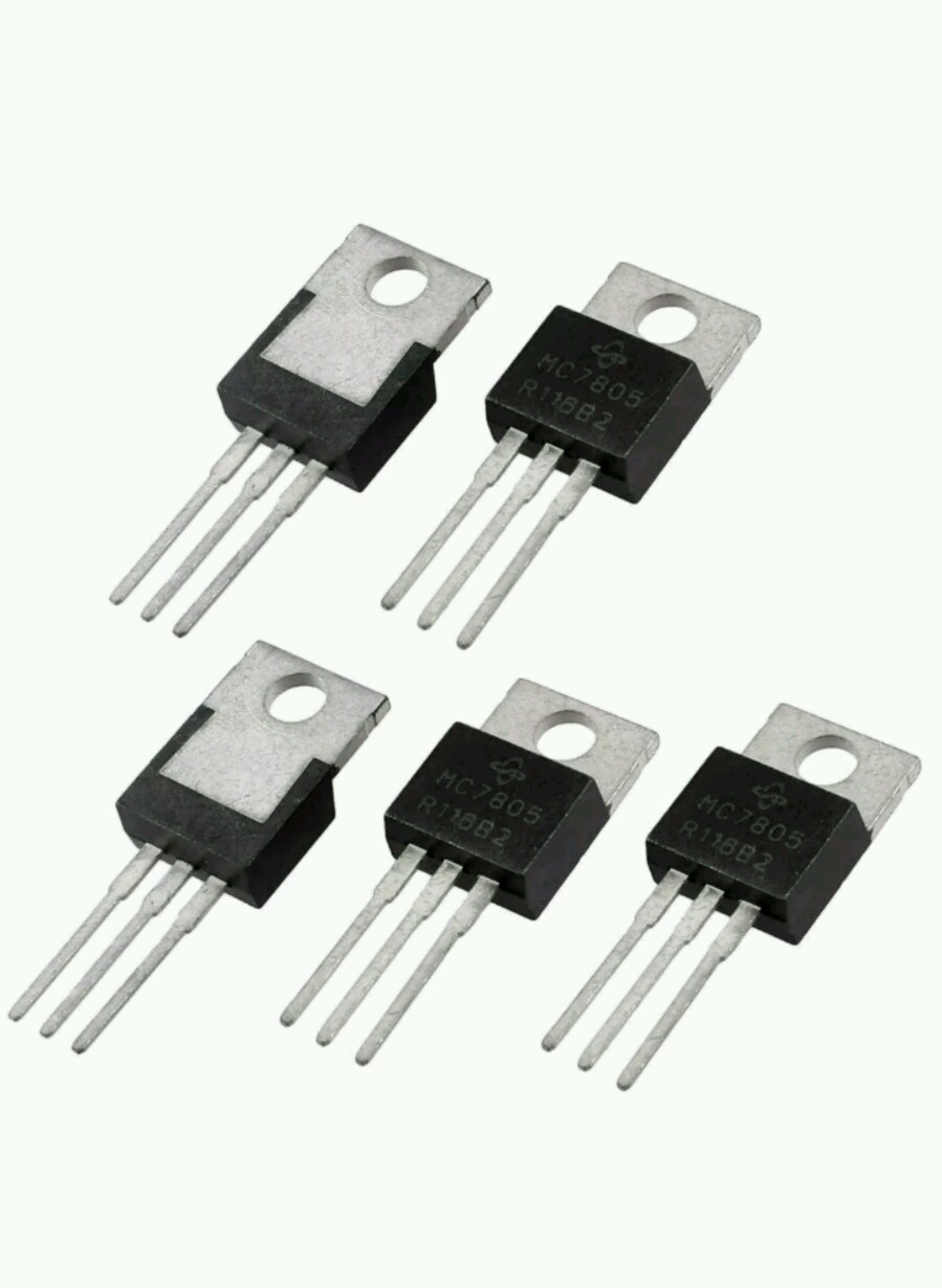 5 pcsPositive 5 Volt Regulator 1.5 amp TO220 - L7805 LM7805 7805 USA Seller