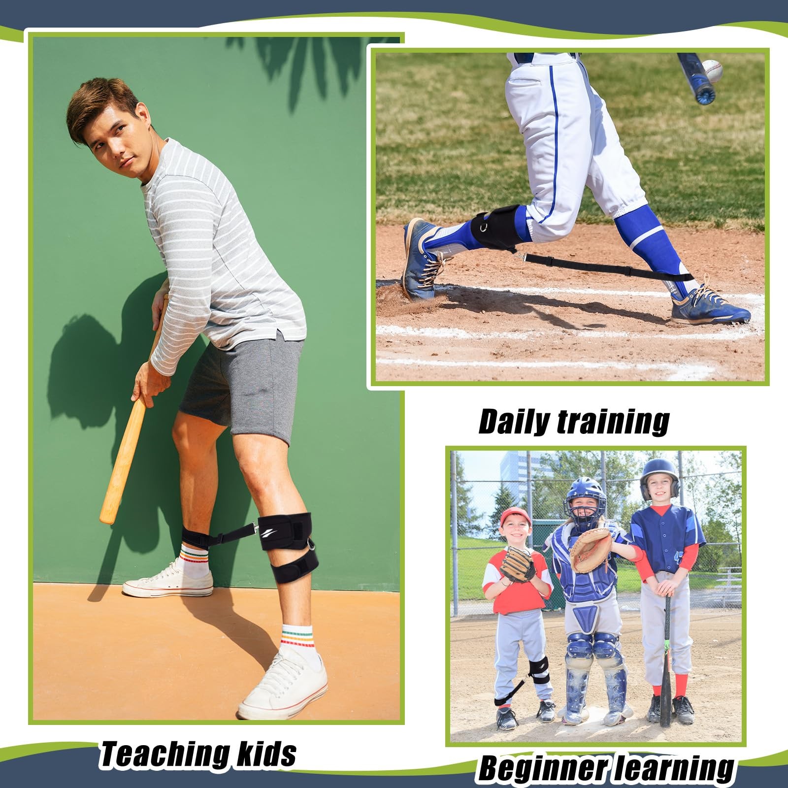Wettarn Baseball Training Aid Softball Harness Black