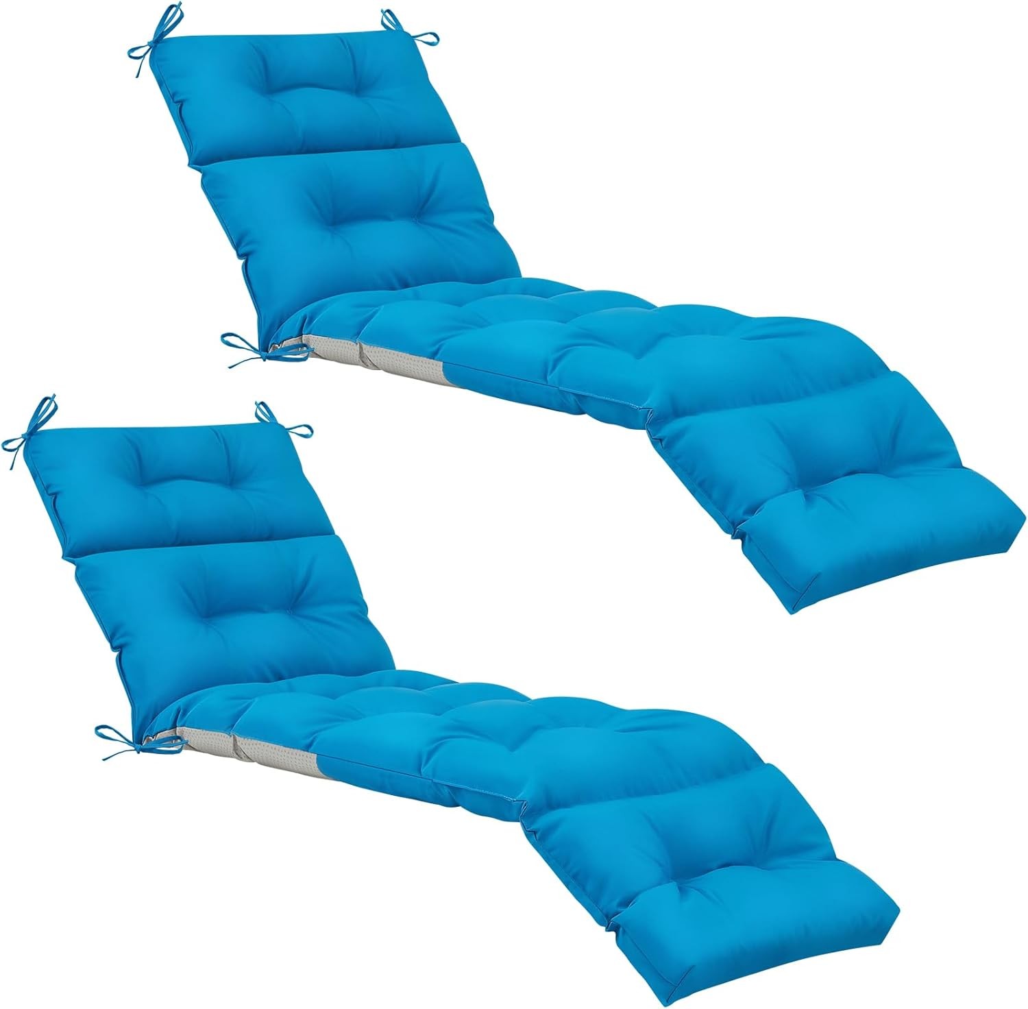 Chaise Lounge Cushions Outdoor, 75 x 22 x 5 Inches Patio Lounge Chair Cushions,