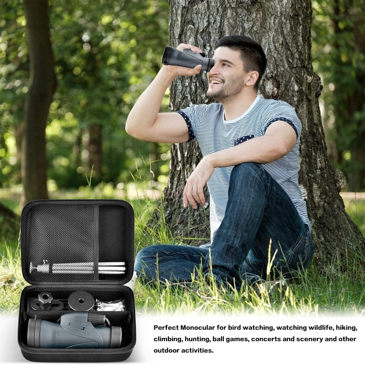 Monocular Telescope Case Compatible with Gosky 12X55/ for Eullsi/For Physiophyx
