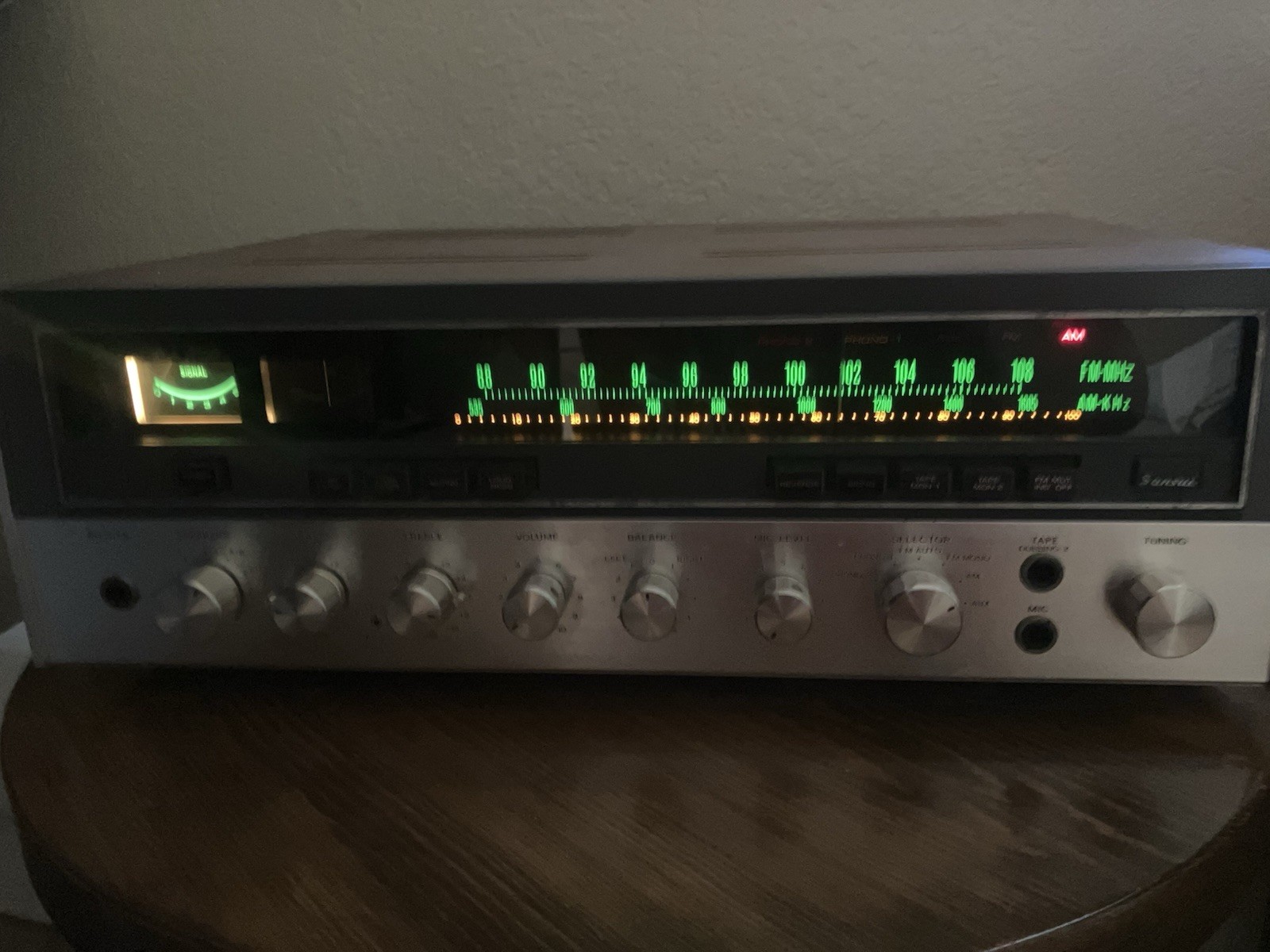Sansui Solid State 7000 Stereo Receiver Vintage Silver Face Tuner - Very Clean!