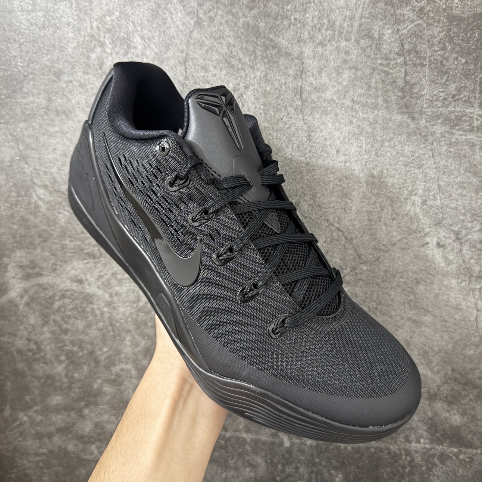 IH5095-002 Kobe 9 Elite Low EM Protro TB Triple Black Men's Size 7-13