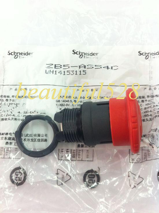 1pc New Schneider Emergency Stop Button Head ZB5AS54C ZB5-AS54C