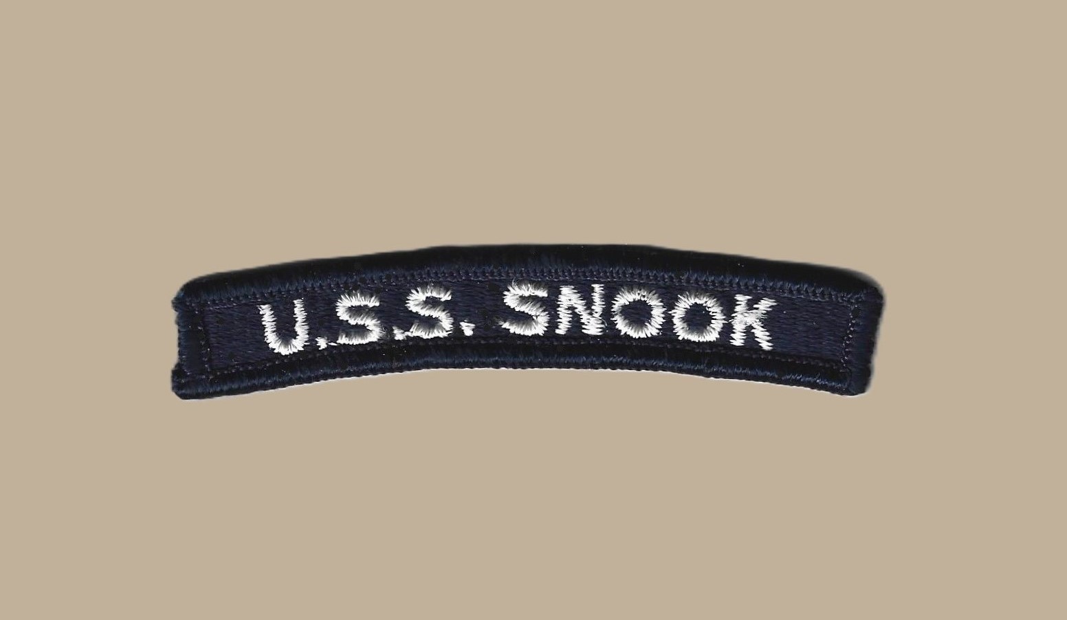 US Navy SSN-592 USS Snook Submarine UIM Shoulder Rocker Tab (01)