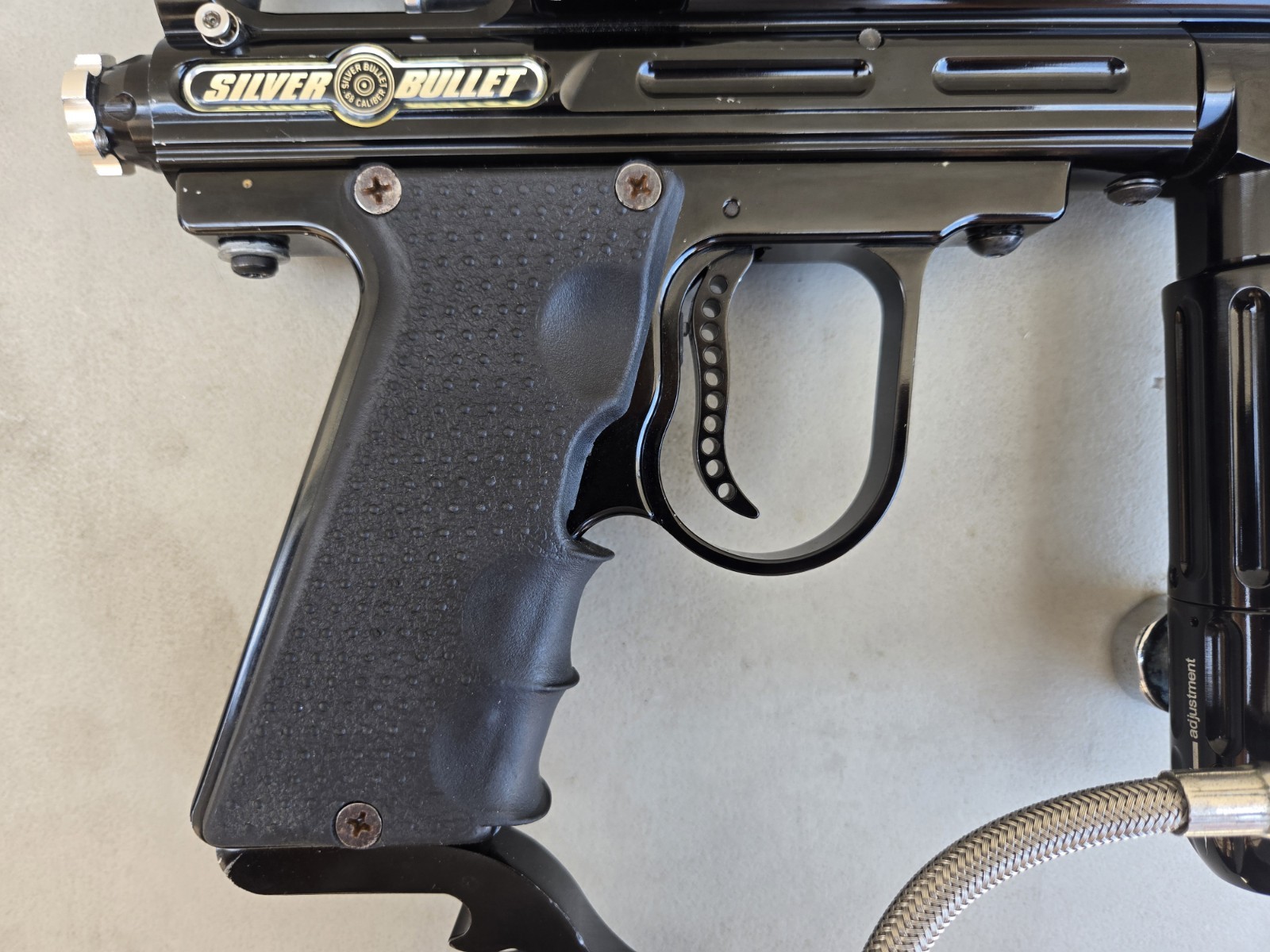Psycho Ballistics Silver Bullet LCD Paintball Gun - Black