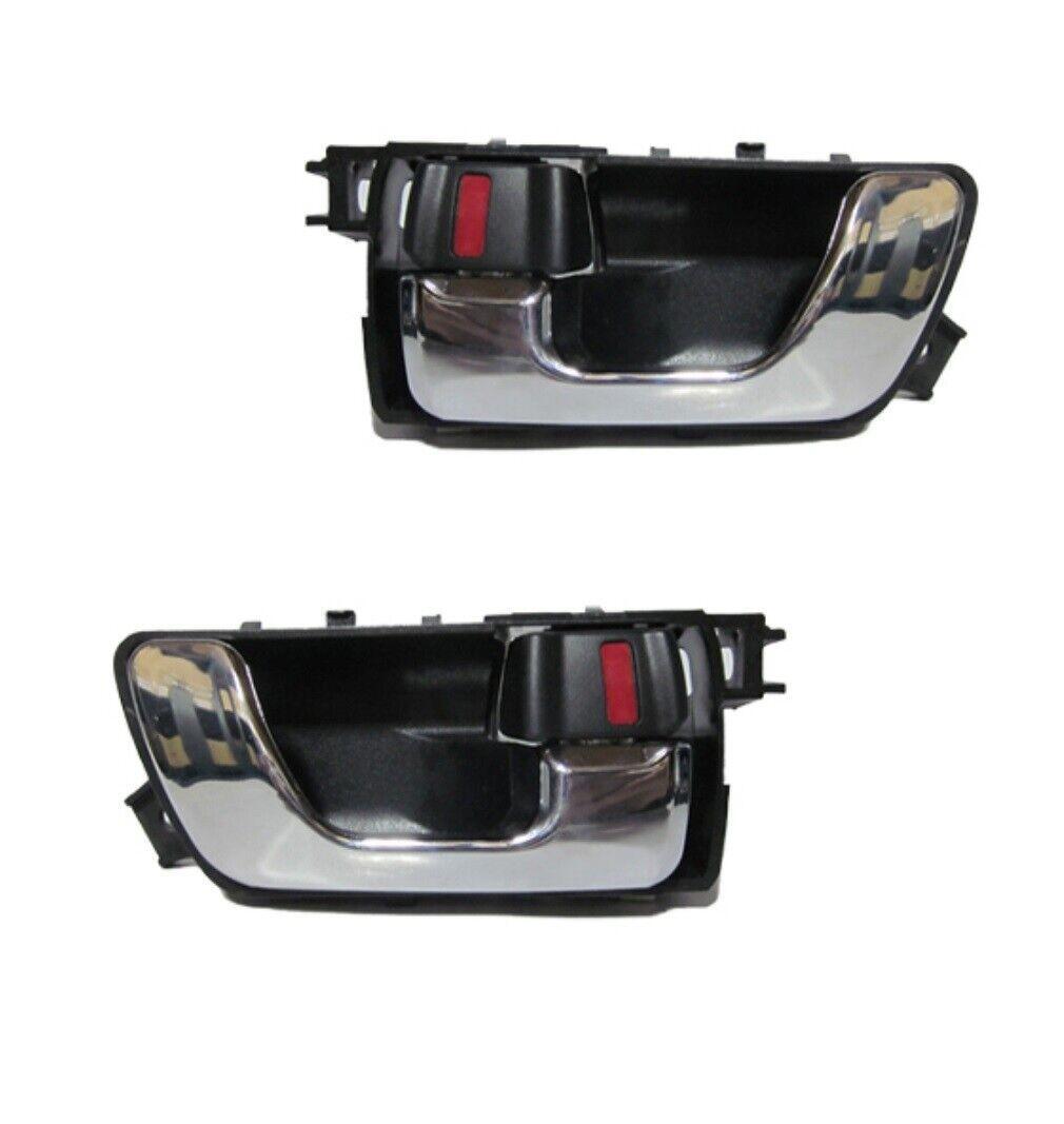 Pair Inside Door Handle Chrome Plating for Mitsubishi Montero Pajero MK3 01-06