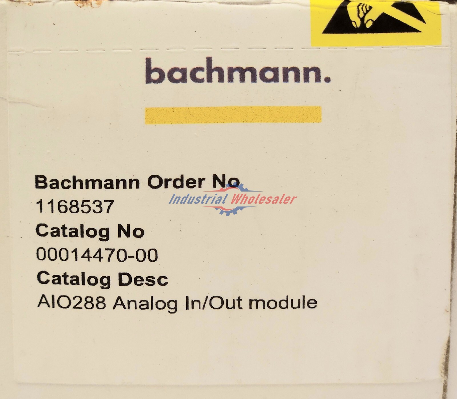 1PC NEW BACHMANN AIO288 ANALOG Input Output Module 1168537 00014470-00 24 VDC