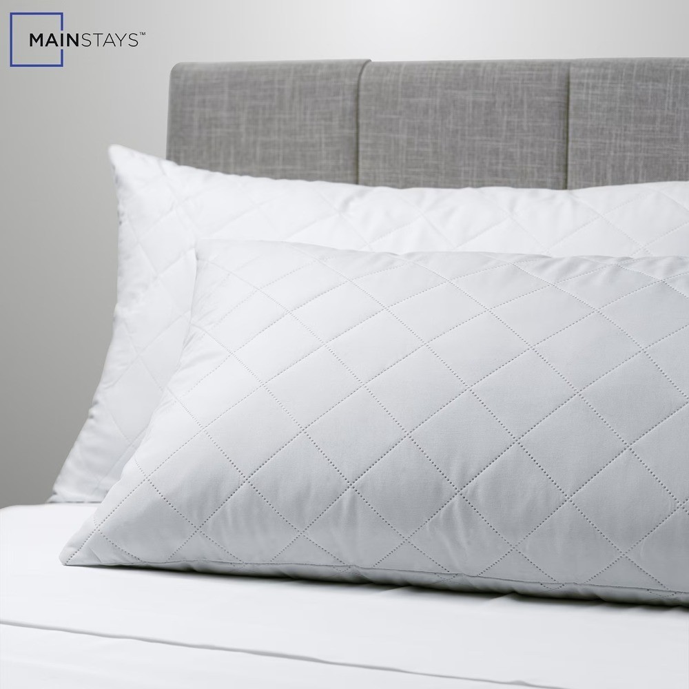(2 pack) Memory Foam Cluster Bed Pillow, Standard Queen