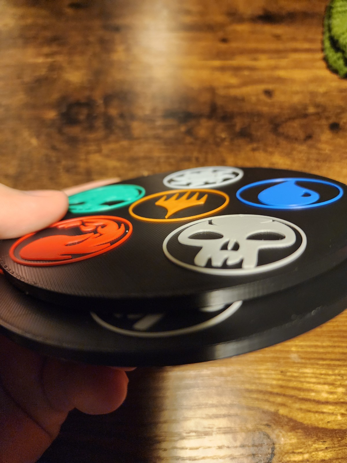 Magic the Gathering 5 Mana Symbol Wall Art