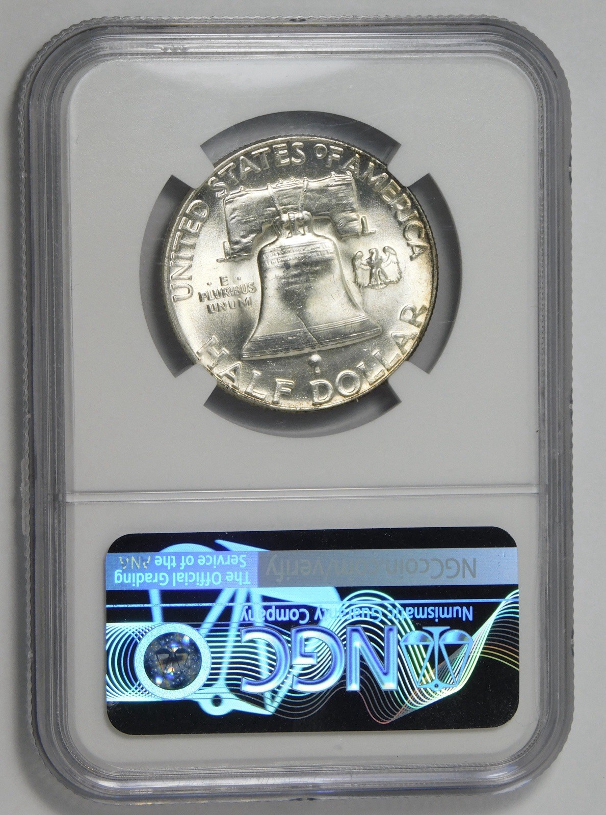 1955 Silver Franklin BUGS BUNNY Half Dollar Mint State 65FBL (Full Bell Lines)