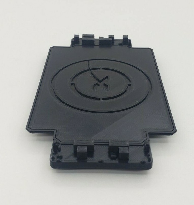 3D Printed SpaceX Drone Barge Landing Platform Ship Black PLA Plastic