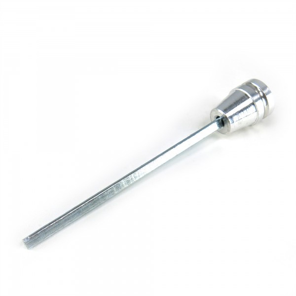 Keep It Clean Dash Knob - Headlight - Shaft - Aluminum - Polished - Kit
