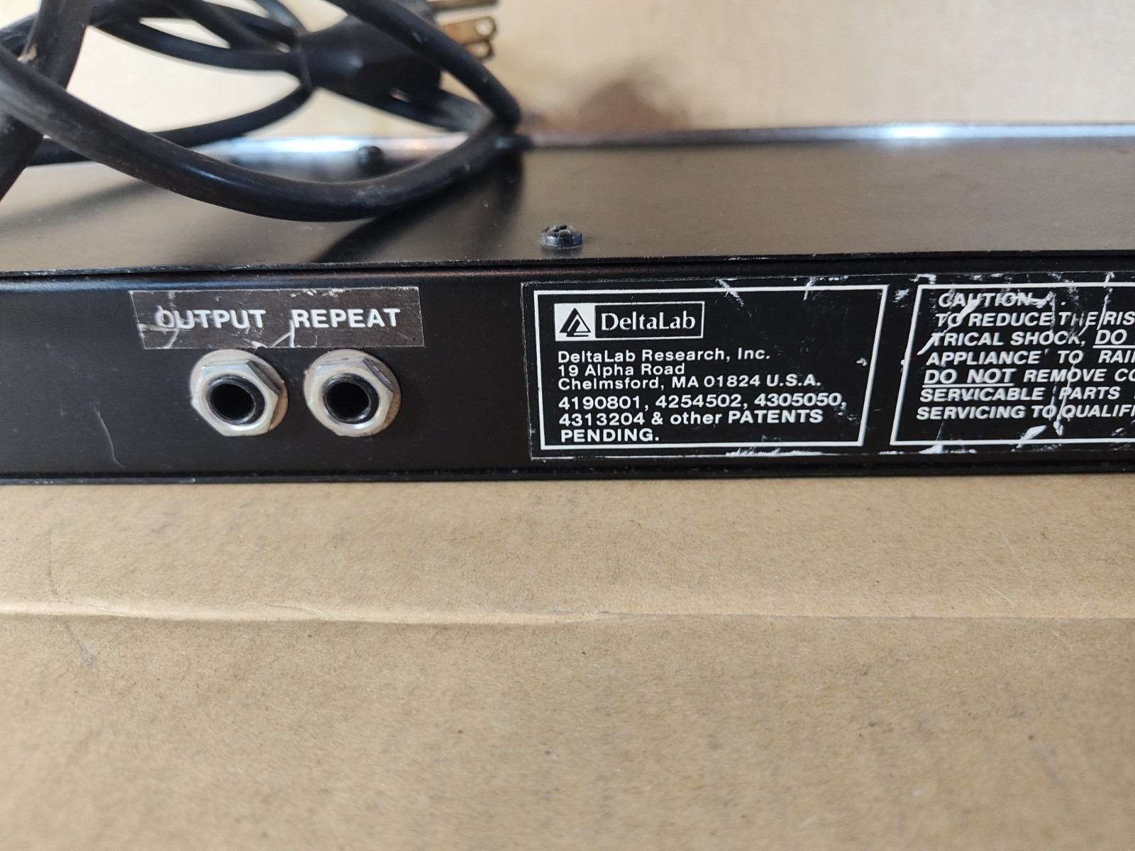 Vintage Deltalab Effectron JR 1050 Digital Delay Flange