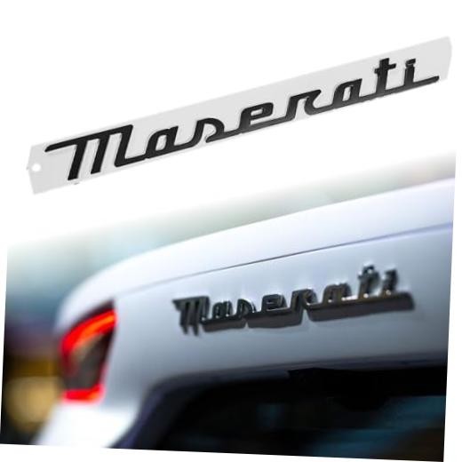 New Lettering Badge,Rear Trunk Nameplate Emblem Compatible with Rear Black-New