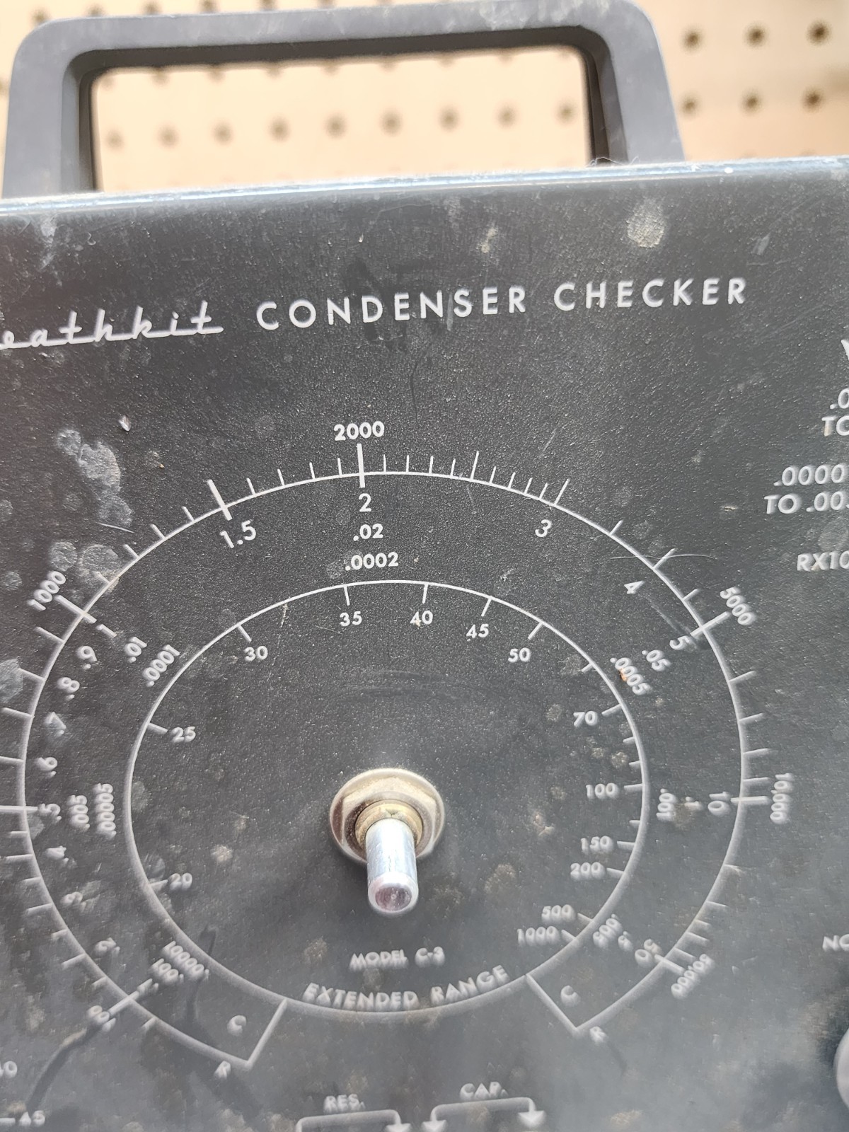 Heathkit Model C-3 Condenser Part Out - Extended Range Knob - 2109