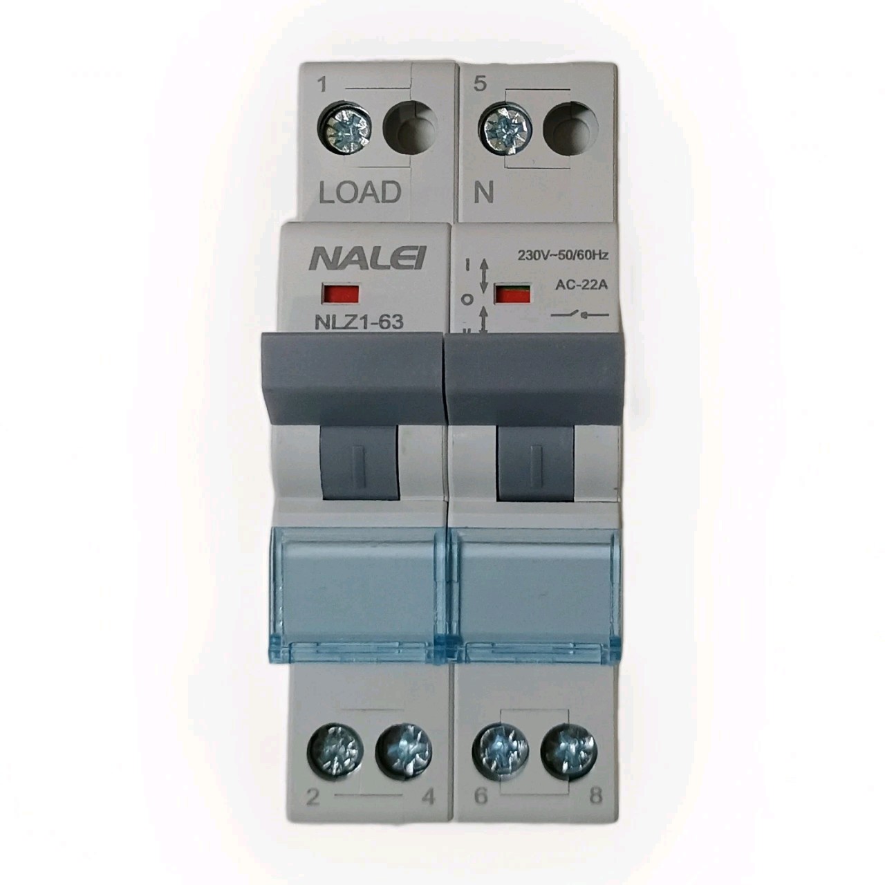 NALEI 63A NLZ1-63 Manual Changeover Transfer Iso Switch Dual Power Solar Grid