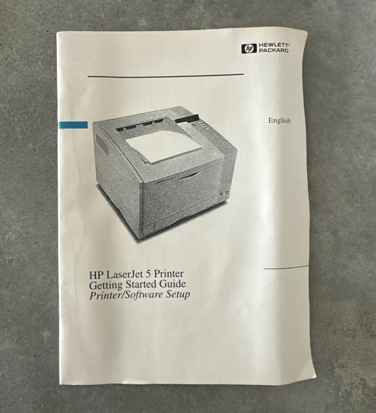 HP LaserJet 5 Printer Manual OEM 1996 Setup Guide C3916-90919