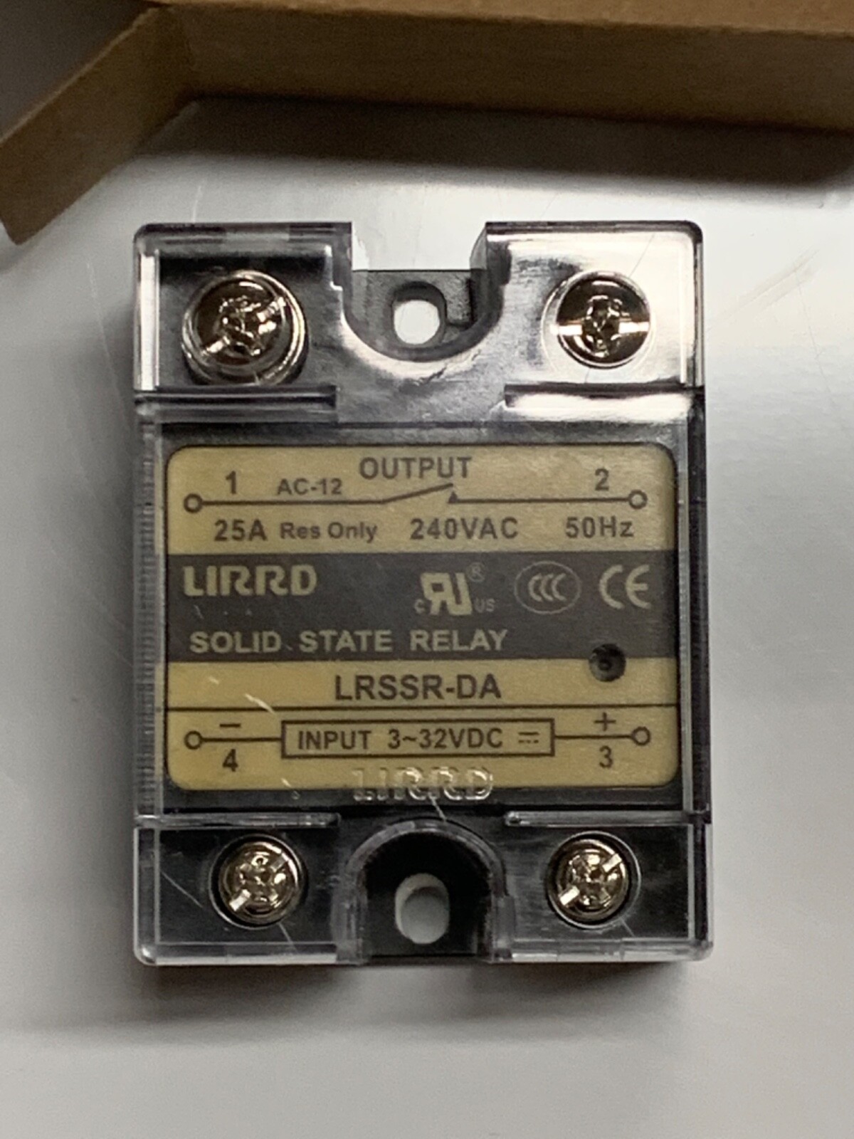 LRSSR-DA Solid State Relay 25A 240V