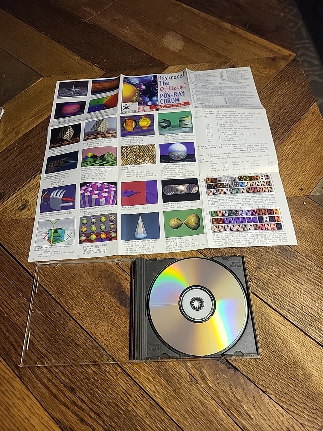 CD-ROM - Raytrace POV-RAY DOS Walnut Creek