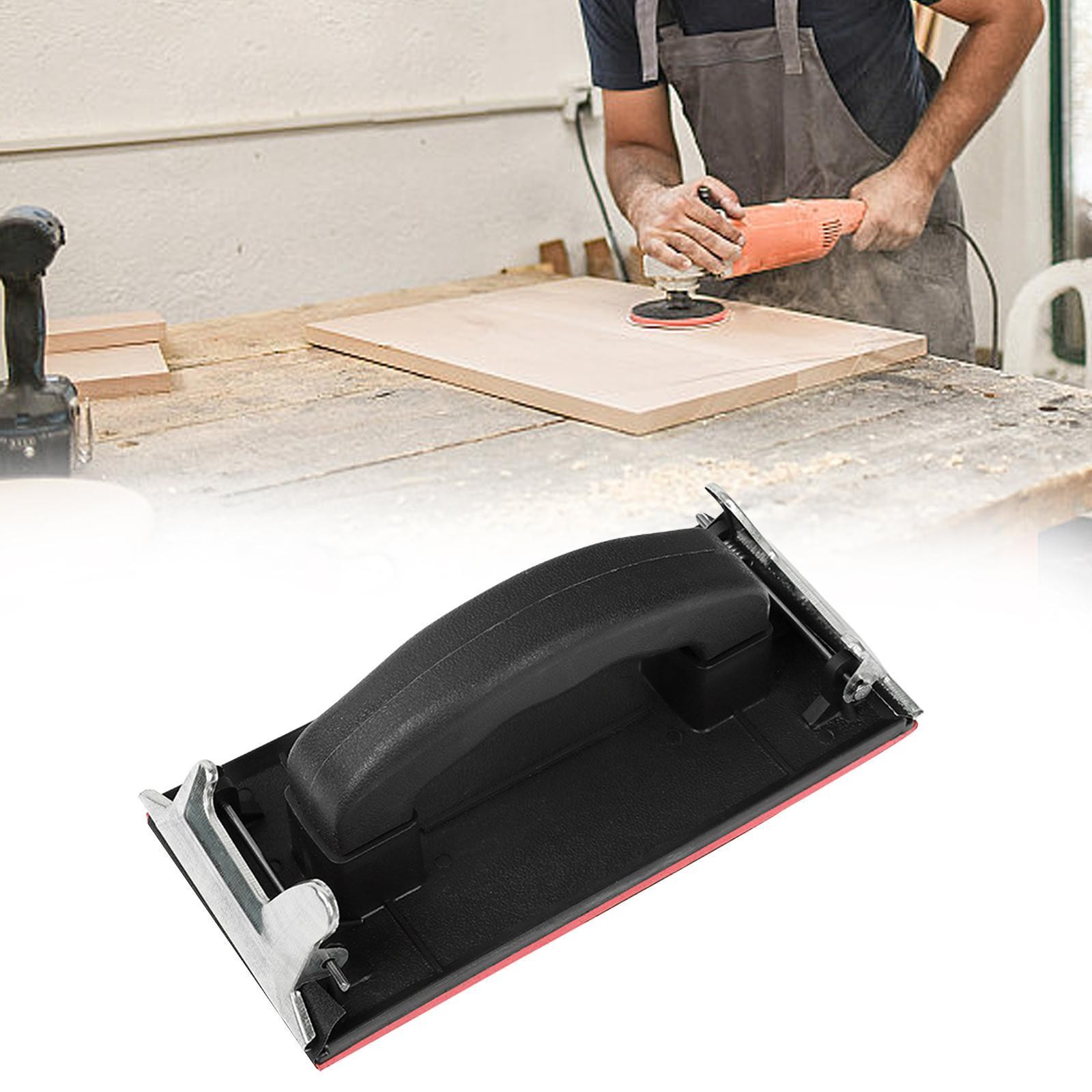 Hand Sander Sanding Block Portable Wood Furniture Finishing Floor Glass Metal