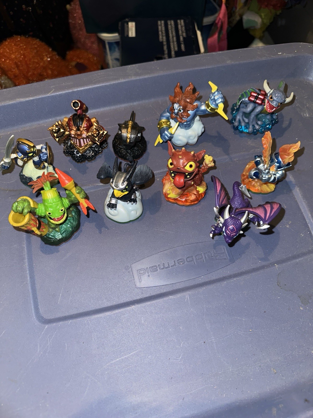 Skylanders Lot Of 10 Figures Variety Assorted Figures Set Of 10