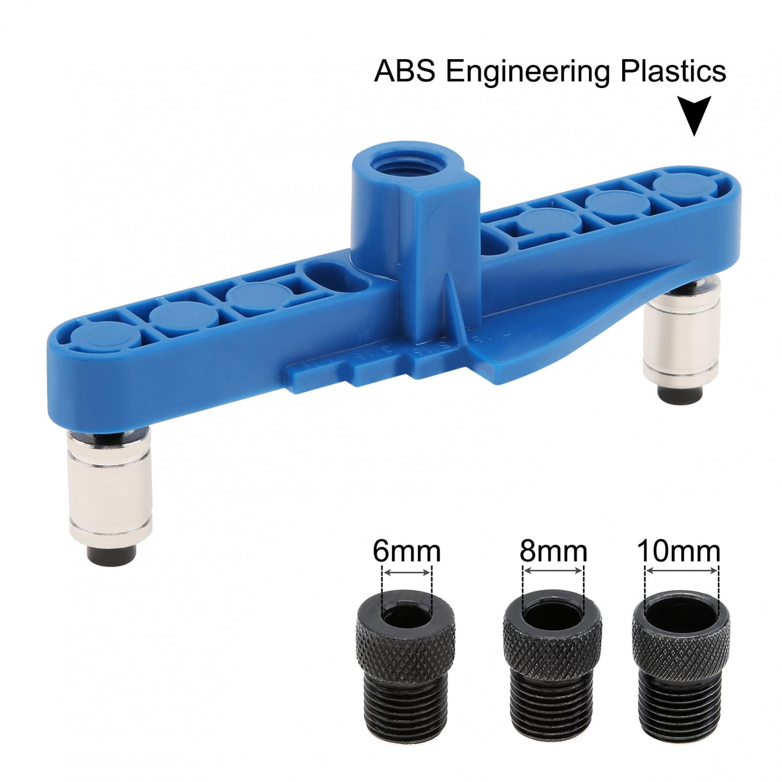 Blue 2 in 1 Dowel Jig Kit Self Centering Line Scriber Woodworking Tools