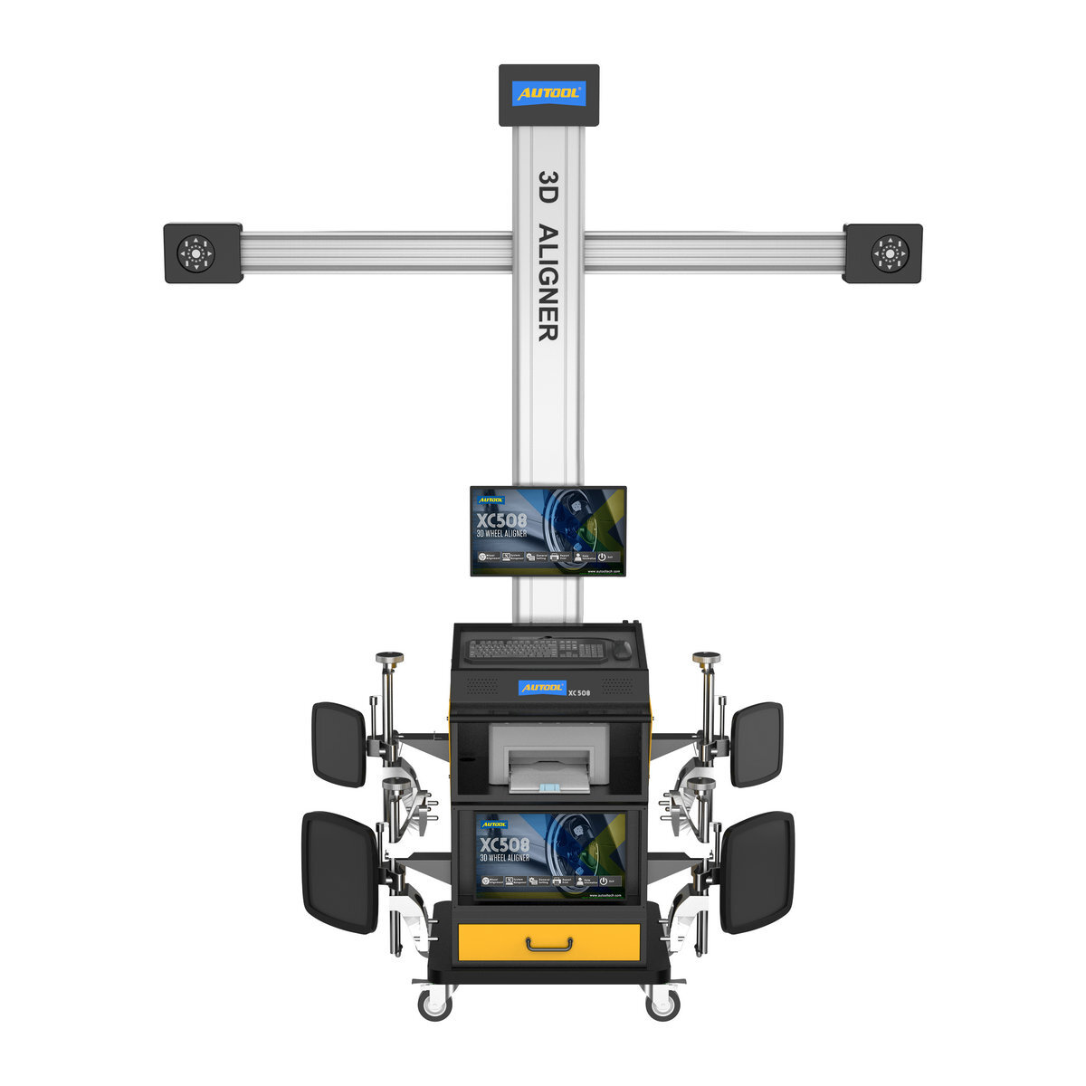 AUTOOL 3D Wheel Alignment Machine Fully Automatic Tracking Tire Aligner System