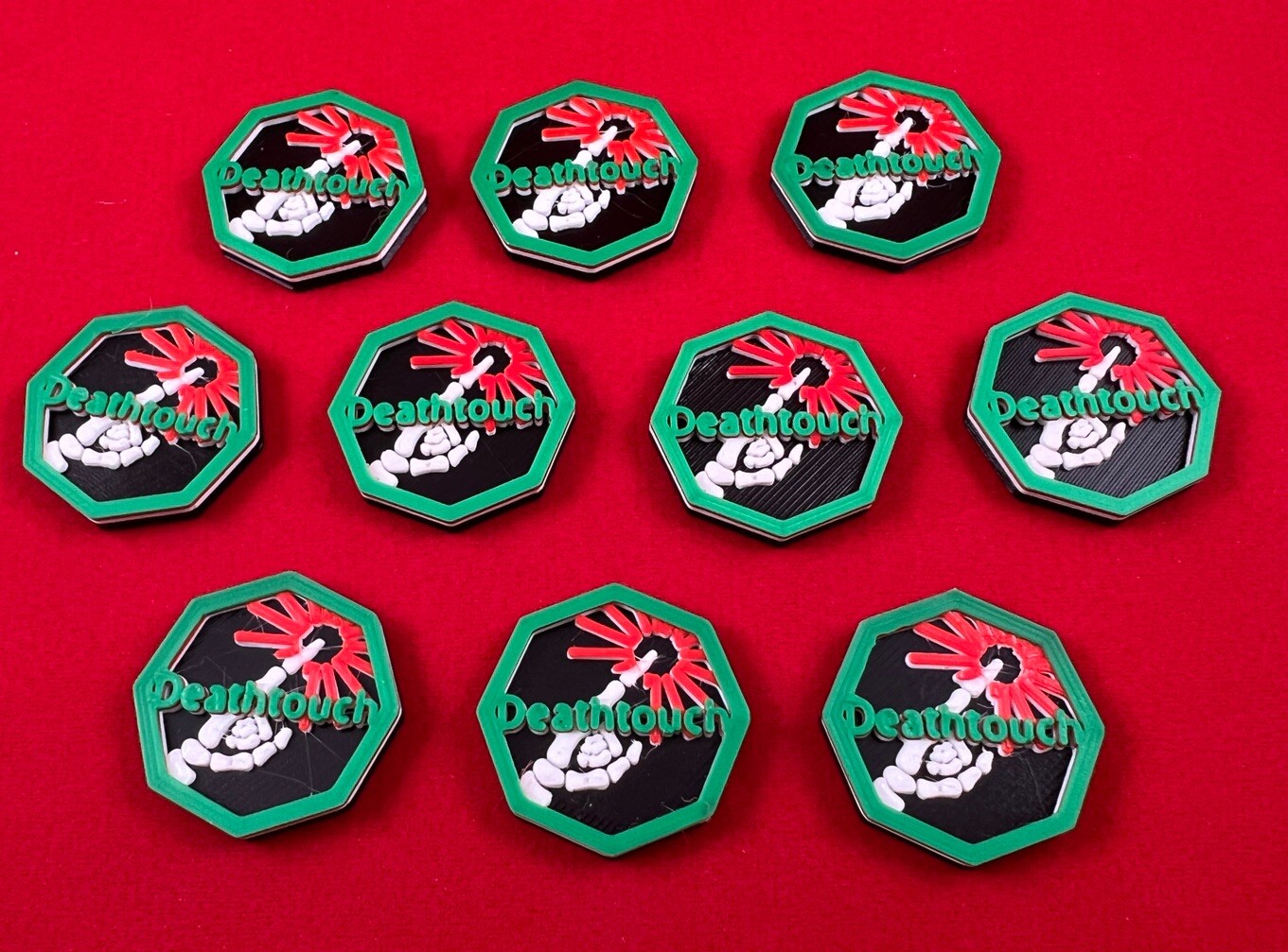 Deathtouch Counters (10) - Compatible with Universal Counters Set for Magic