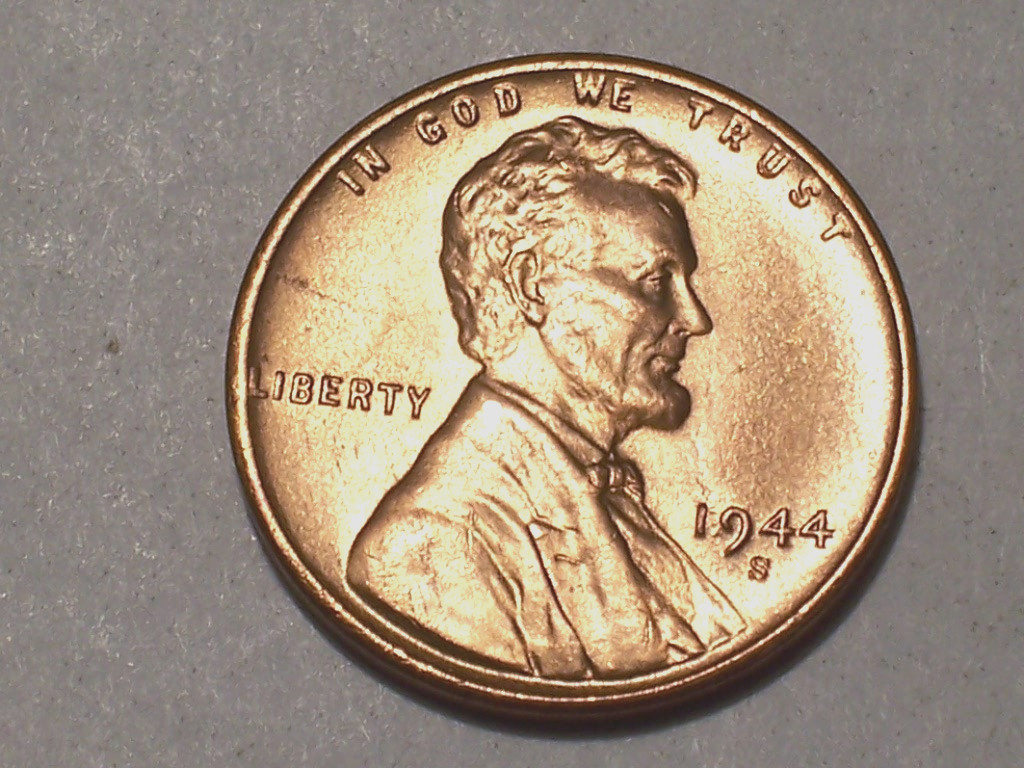 1944-S  @   Uncirculated"    Lincoln Wheat Penny.!! From roll*