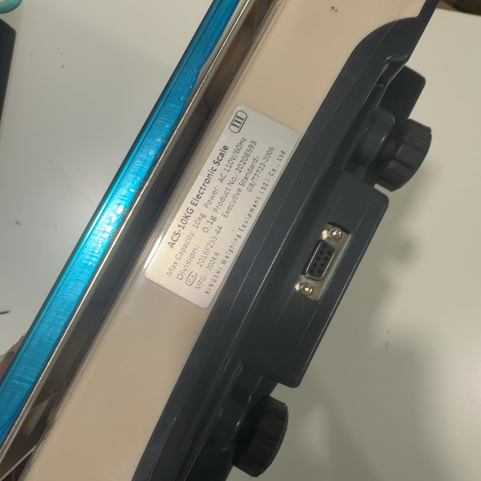 Digital Counting Scale 10kg 0.1g RS232 Inventory Computer Serial Connection